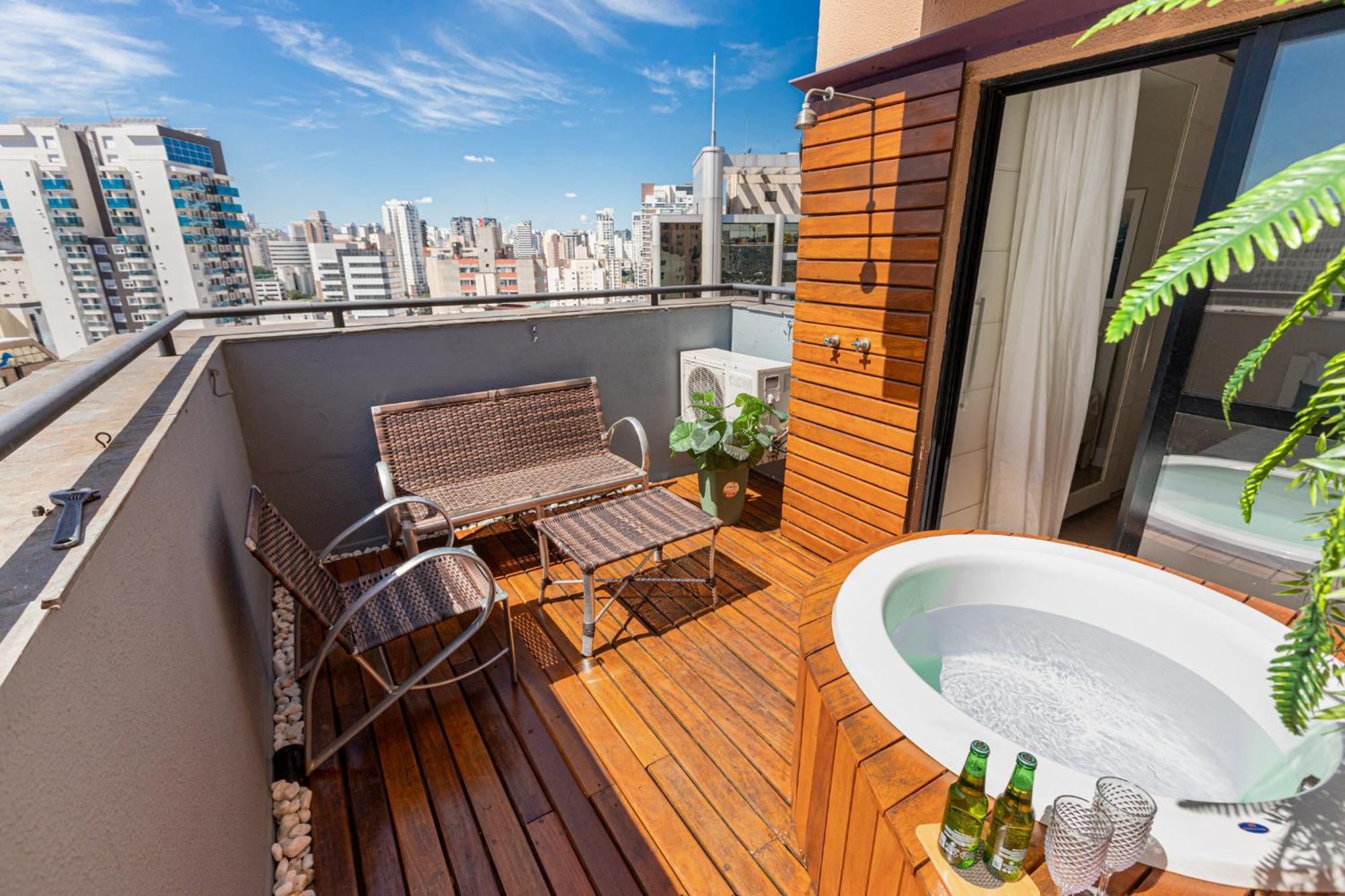 Easy Star - Apartamento Na Vila Olimpia Com Ofuro E Vista Incrivel - Te01H São Paulo Exterior foto